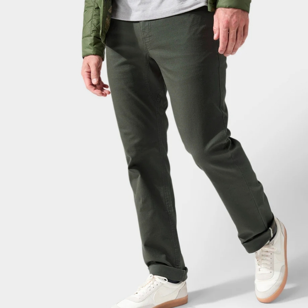 Stio Rivet Canvas Pants Forest Green Men's 35X34‎ Outdoor Gorpcore